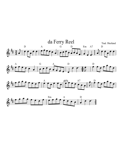 Da Ferry Reel (Version 14)