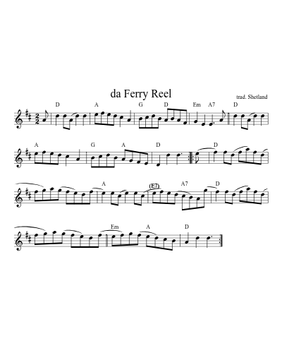 Da Ferry Reel (Version 15)