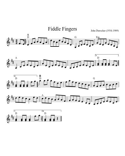 Fiddle Fingers