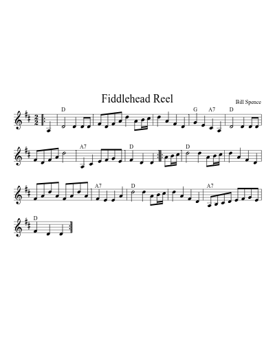 Fiddlehead Reel (Version 3)