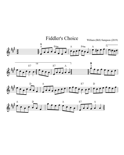 Fiddler's Choice preview