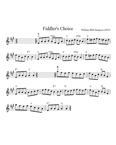 Fiddler's Choice (Version 2)