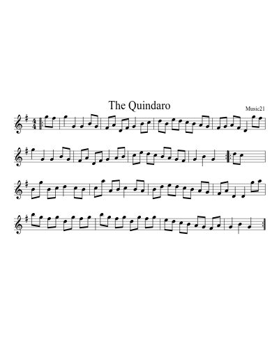 The Quindaro sheet music preview