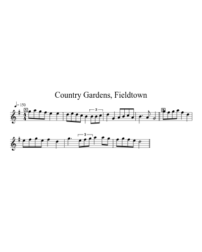 Country Gardens, Fieldtown