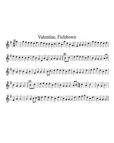 Valentine, Fieldtown