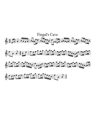 Fingal's Cave (Version 7)