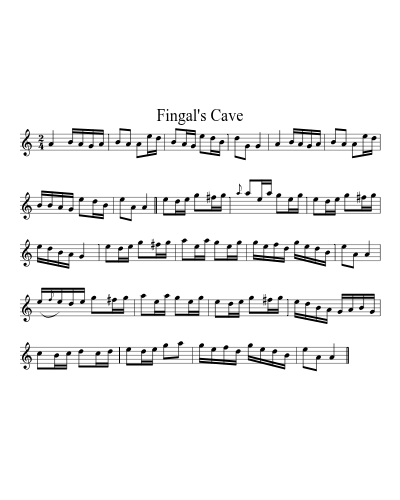 Fingal's Cave (Version 8)