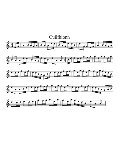 Cuilfhionn (Version 3)
