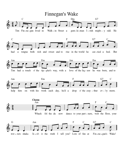 Finnegan's Wake (Version 7)