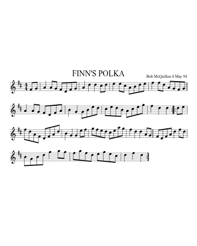 FINN'S POLKA (Version 2)