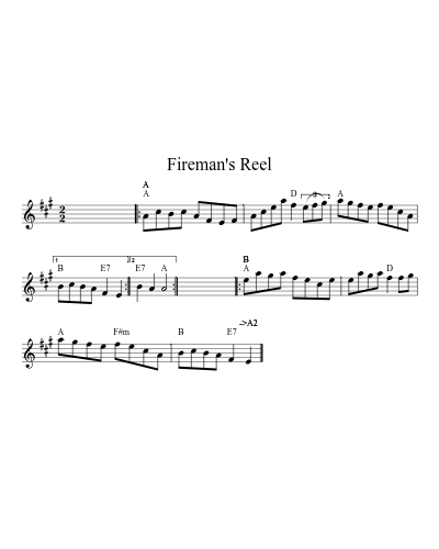 Fireman's Reel (Version 3)