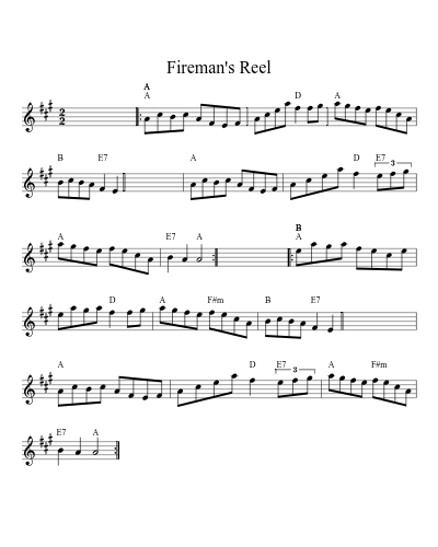 Fireman's Reel (Version 4)