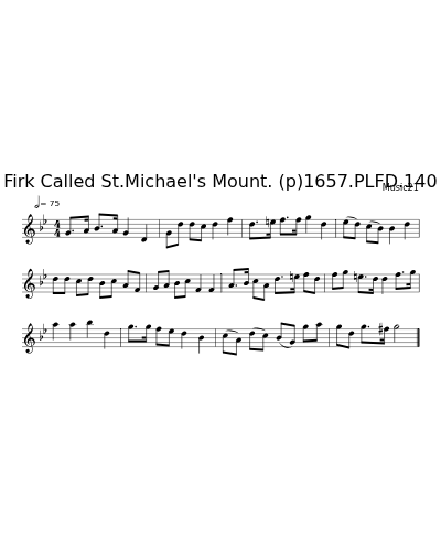 Firk Called St.Michael's Mount. (p)1657.PLFD.140