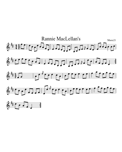 Rannie MacLellan's preview