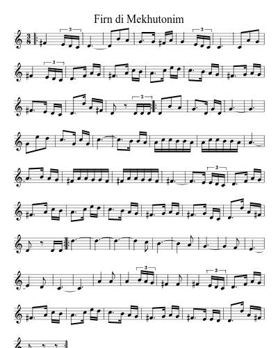 Firn di Mekhutonim (Version 3)