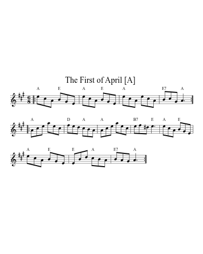 The First of April  [A]