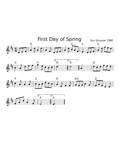 First Day of Spring