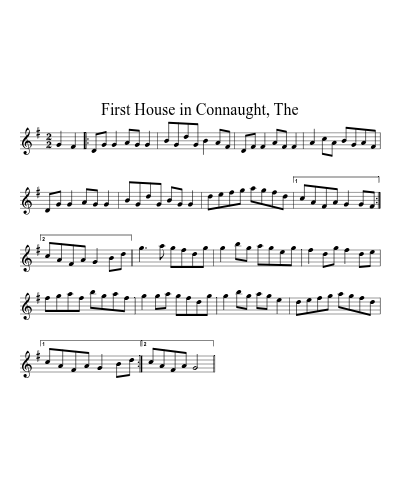 First House in Connaught, The (Version 2)