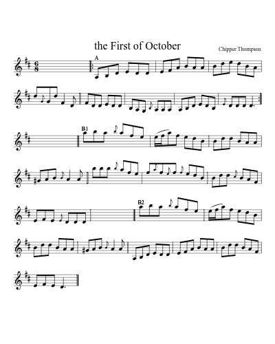 the First of October (Version 2)