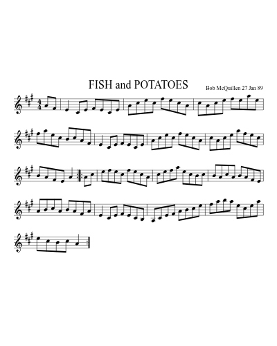 FISH and POTATOES (Version 3)