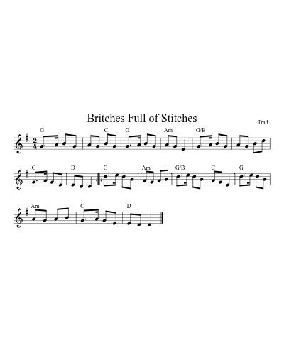 Britches Full of Stitches (Rattling Bog The)