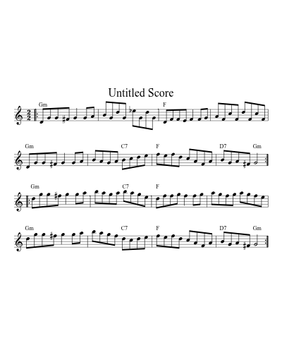 Fishers Hornpipe D Gm G A 32 12 (Version 2) sheet music preview