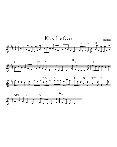 Kitty Lie Over (Rattling Bog The)