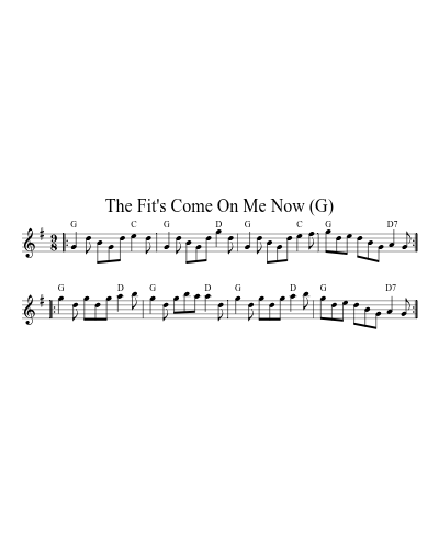 The Fit's Come On Me Now (G)