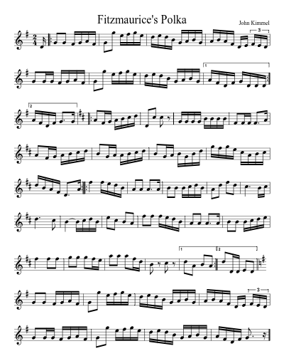 Fitzmaurice's Polka (Version 2)