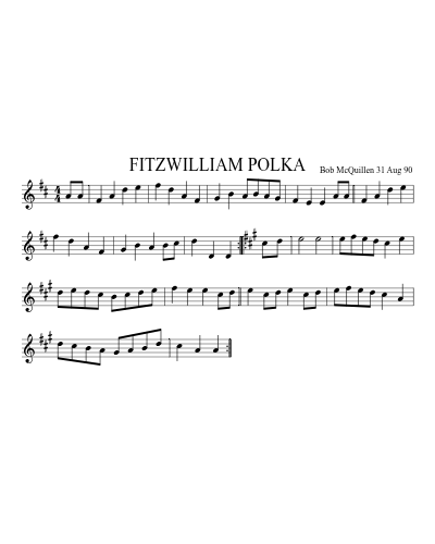 FITZWILLIAM POLKA (Version 2)