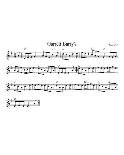 Garrett Barry's (Rattling Bog The)