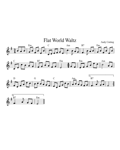 Flat World Waltz