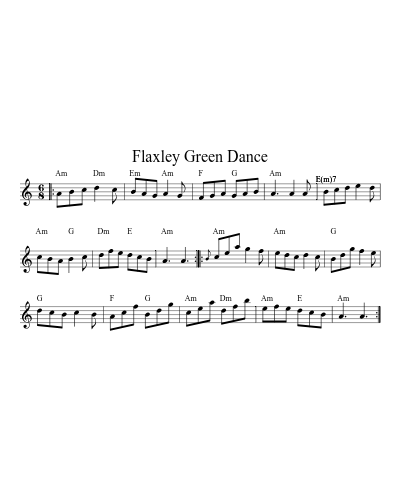 Flaxley Green Dance (Version 2)