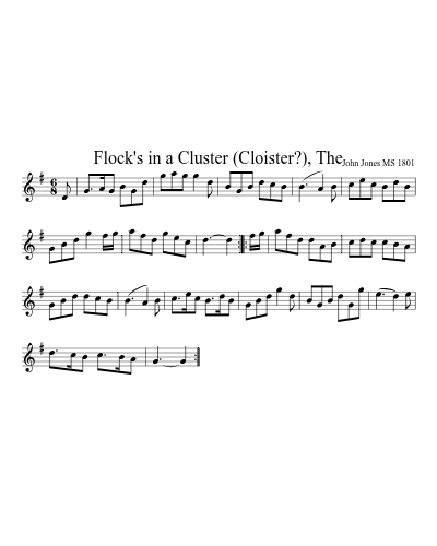 Flock's in a Cluster (Cloister?), The (Version 2)