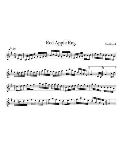 Red Apple Rag preview