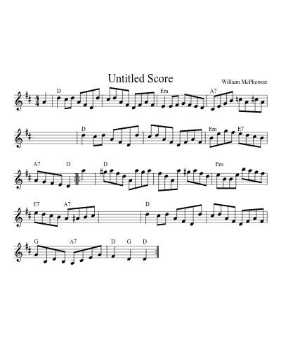 Flowers Of Edinburgh2 (Version 4) sheet music preview
