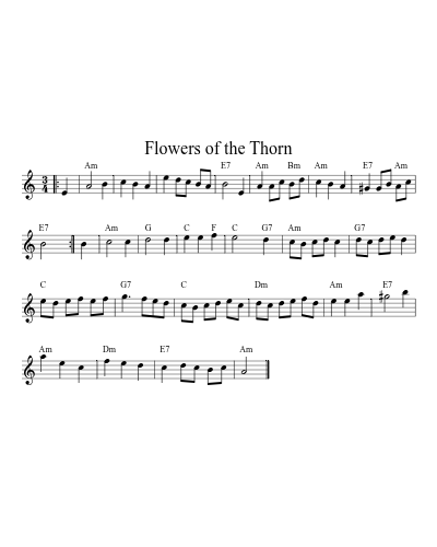 Flowers of the Thorn (Version 6)