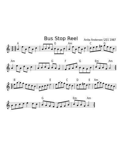 Bus Stop Reel (Flowers Bus Auld Set)