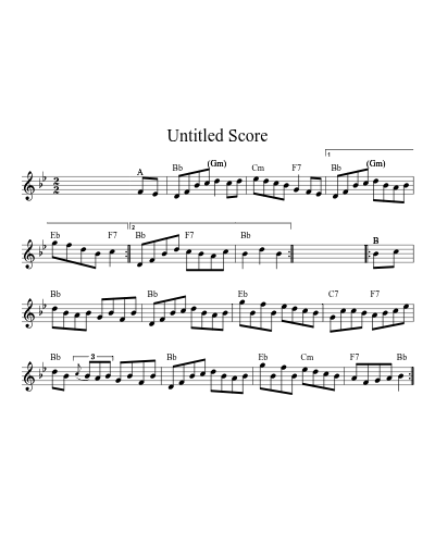 Flowers Mountain Morning Cincinnati set G Bb G D 32 12 (Version 2)