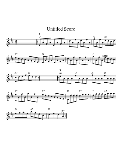 Flowers Mountain Morning Cincinnati set G Bb G D 32 15 (Version 4) sheet music preview