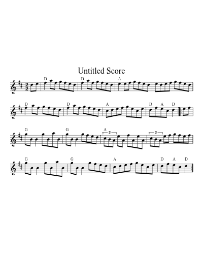 Flowers Of Edinburgh1 (Version 8) sheet music preview