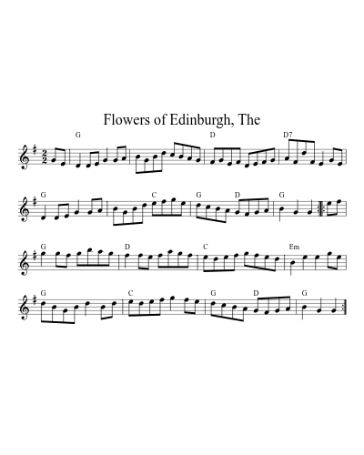 Flowers of Edinburgh, The (Version 2) preview