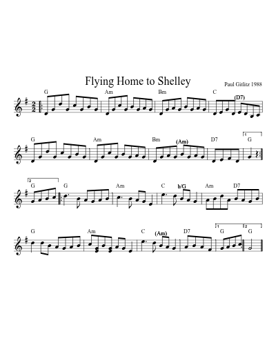 Flying Home to Shelley (Version 4)