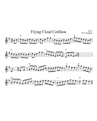 Flying Cloud Cotillion preview
