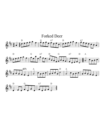 Forked Deer (Version 13)