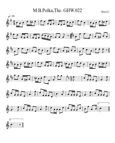 M.B.Polka,The. GHW.022 preview