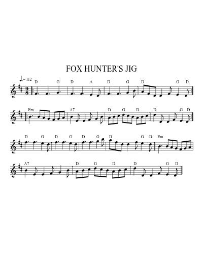 FOX HUNTER'S JIG