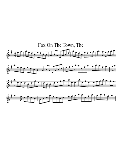 Fox On The Town, The preview