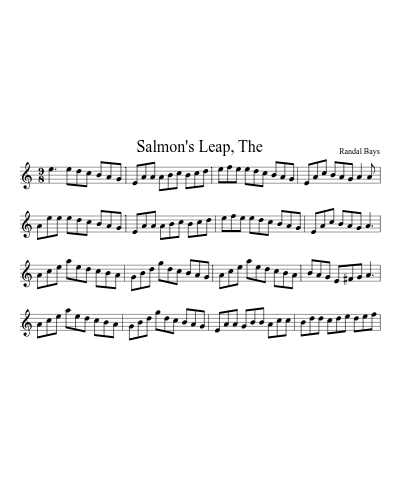 Salmon's Leap, The preview