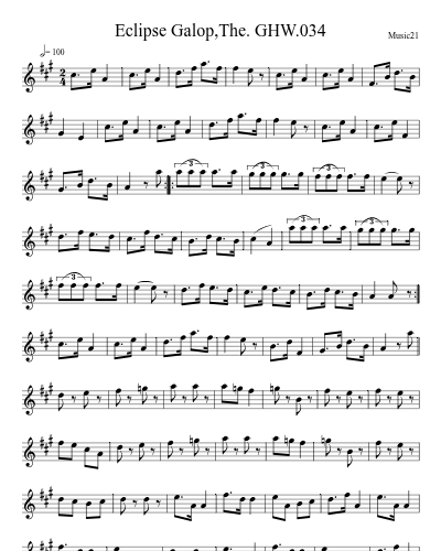 Eclipse Galop,The. GHW.034 preview